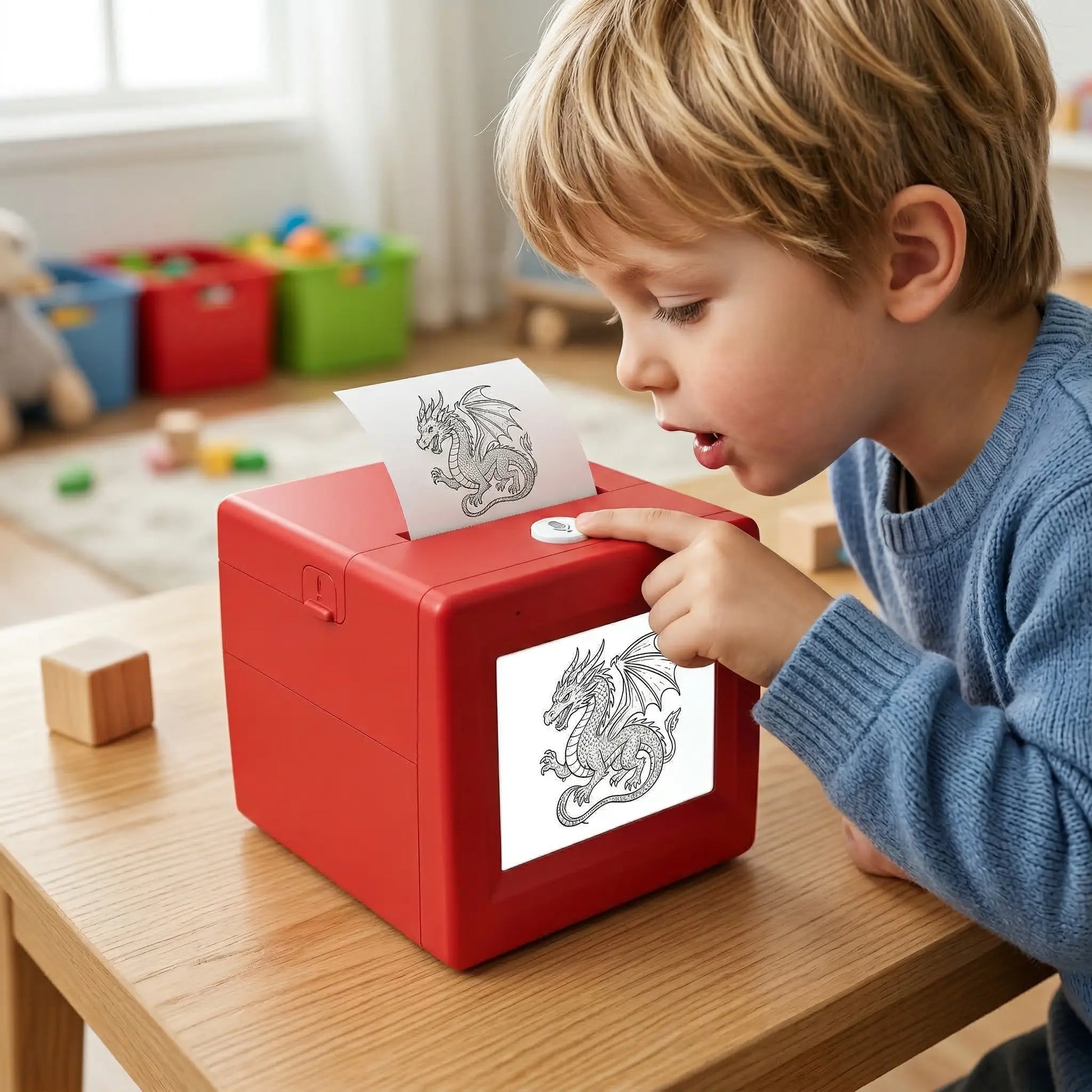Transform Your Child's Imagination with the AI Voice Mini Printer - The Ultimate Wireless Portable Smart Gadget for Creative Learning and Fun!