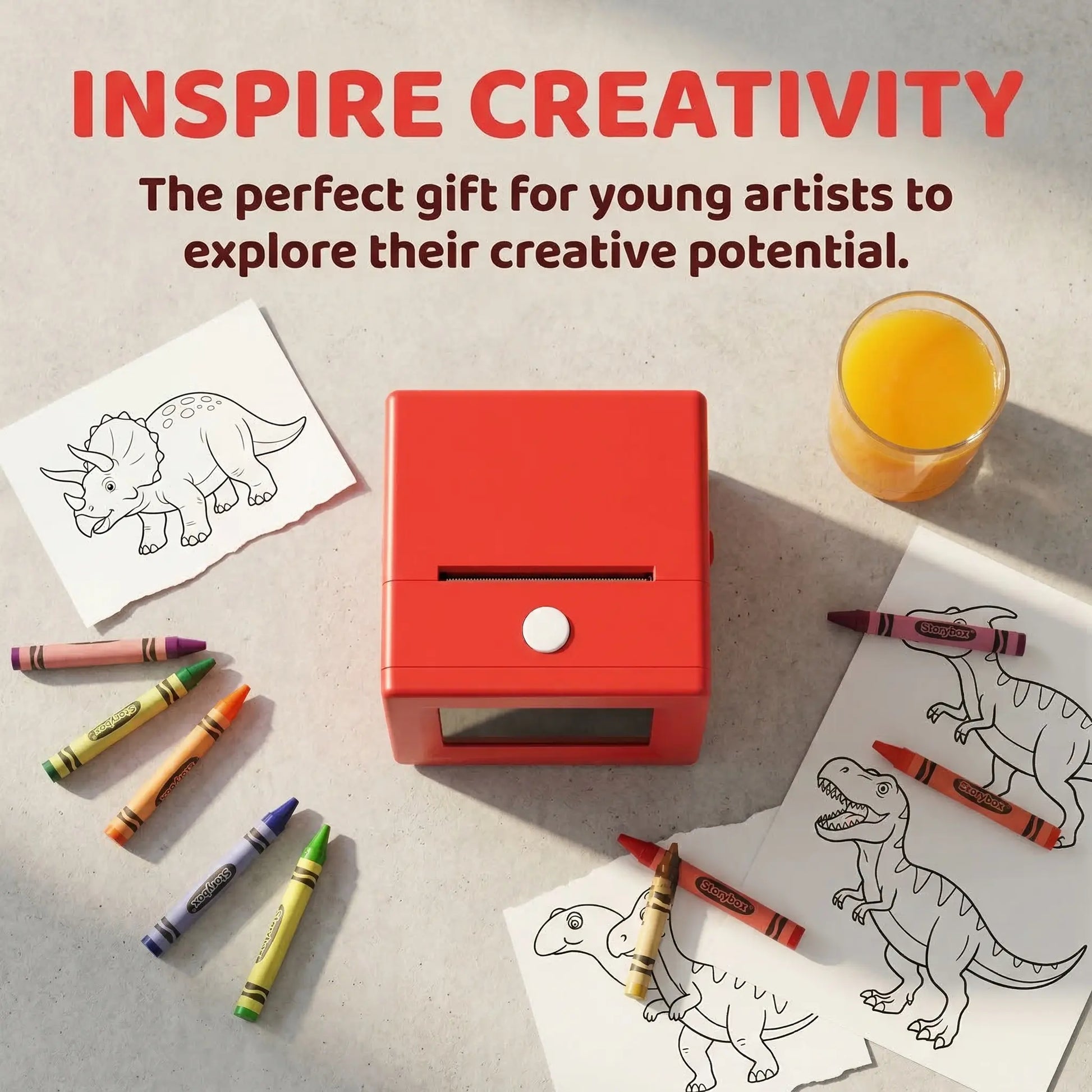 Transform Your Child's Imagination with the AI Voice Mini Printer - The Ultimate Wireless Portable Smart Gadget for Creative Learning and Fun!