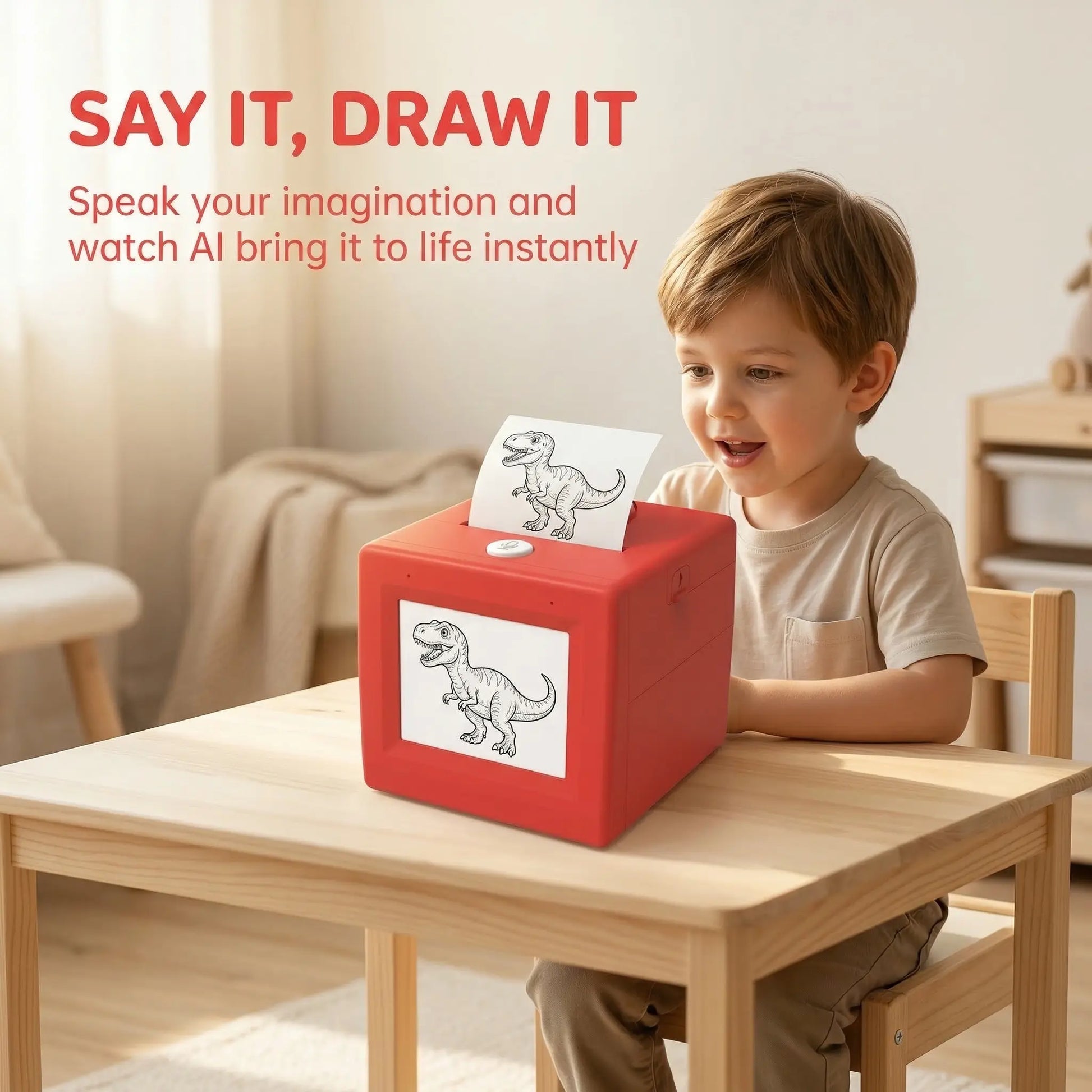Transform Your Child's Imagination with the AI Voice Mini Printer - The Ultimate Wireless Portable Smart Gadget for Creative Learning and Fun!