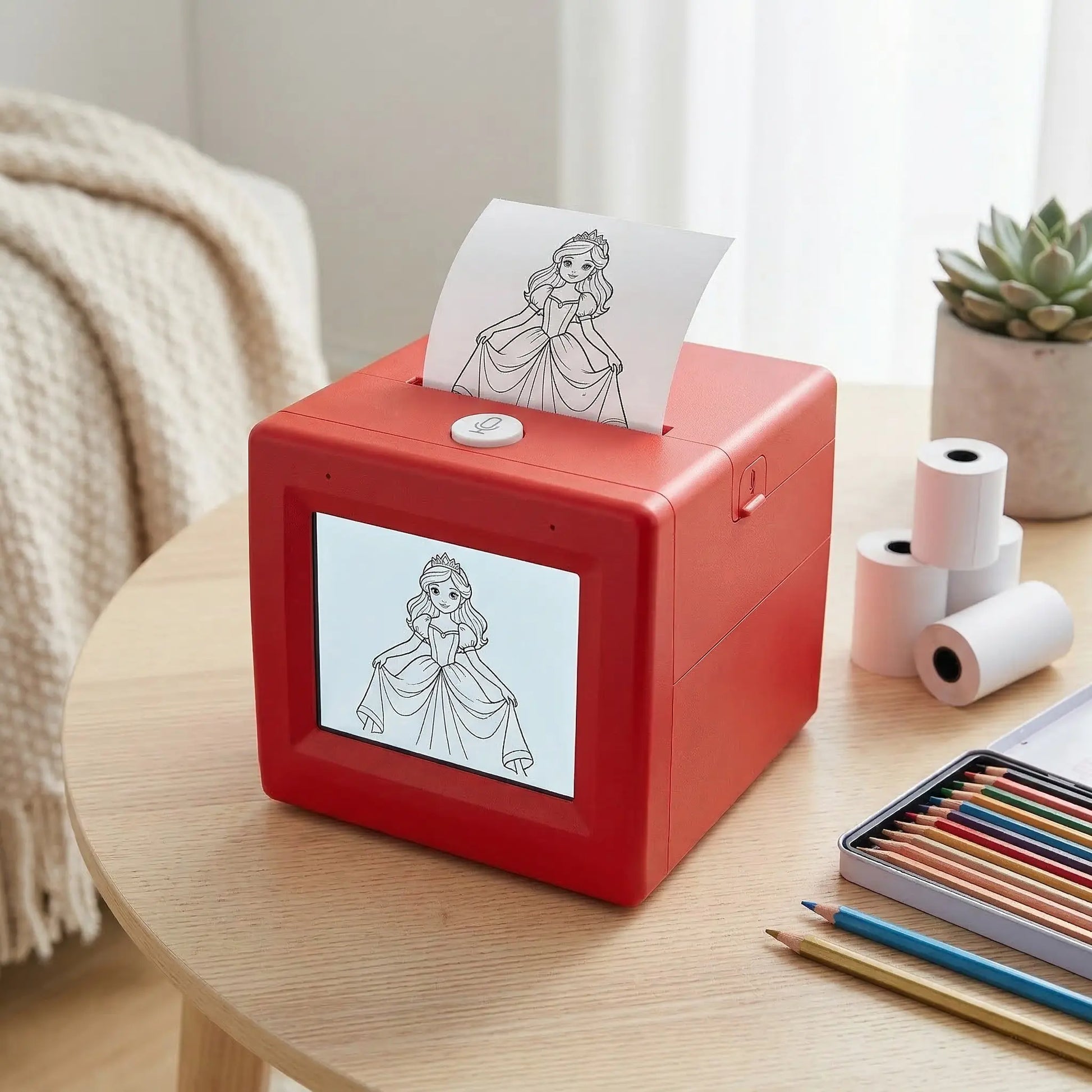 Transform Your Child's Imagination with the AI Voice Mini Printer - The Ultimate Wireless Portable Smart Gadget for Creative Learning and Fun!