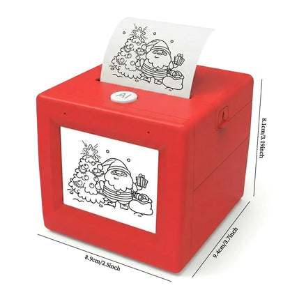 Transform Your Child's Imagination with the AI Voice Mini Printer - The Ultimate Wireless Portable Smart Gadget for Creative Learning and Fun!