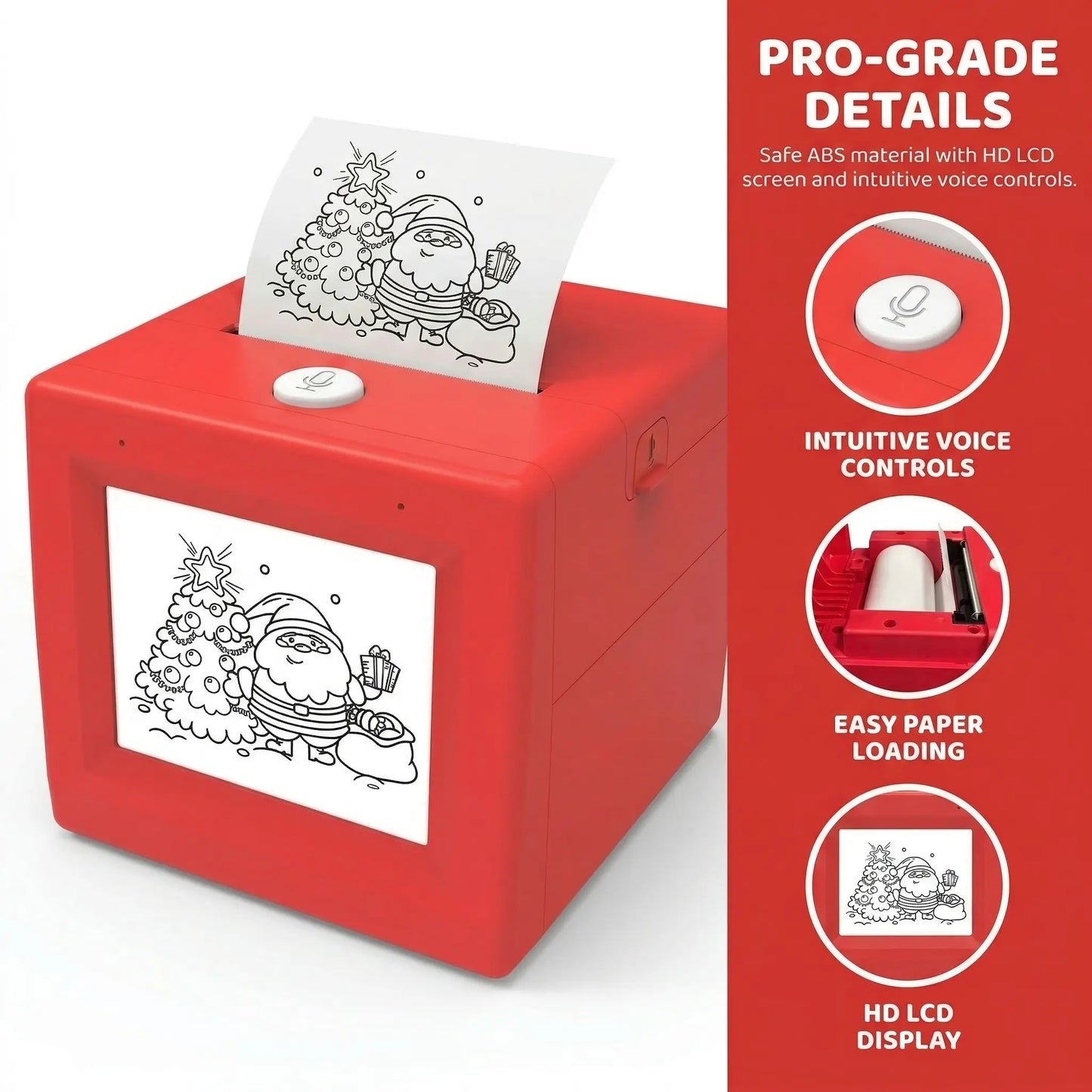 Transform Your Child's Imagination with the AI Voice Mini Printer - The Ultimate Wireless Portable Smart Gadget for Creative Learning and Fun!