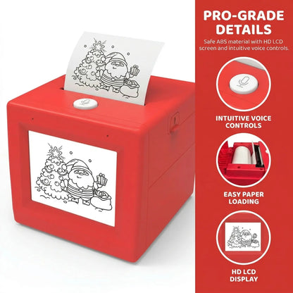 Transform Your Child's Imagination with the AI Voice Mini Printer - The Ultimate Wireless Portable Smart Gadget for Creative Learning and Fun!